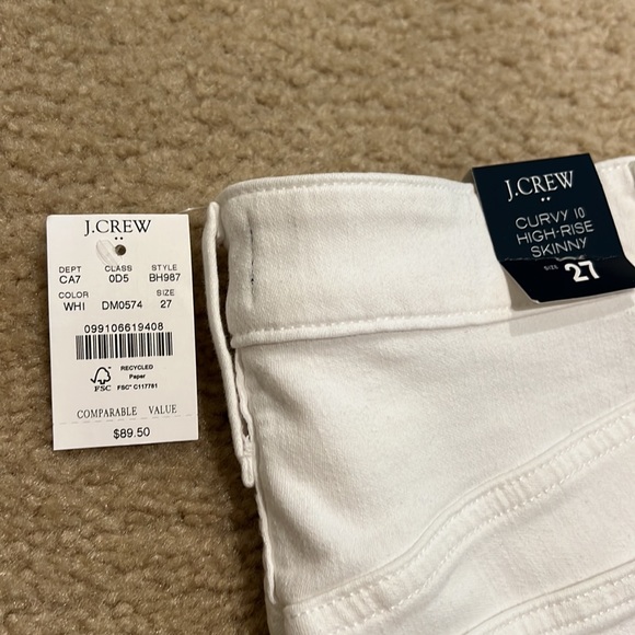J.CREW 10” curvy high rise jean - Picture 2 of 5